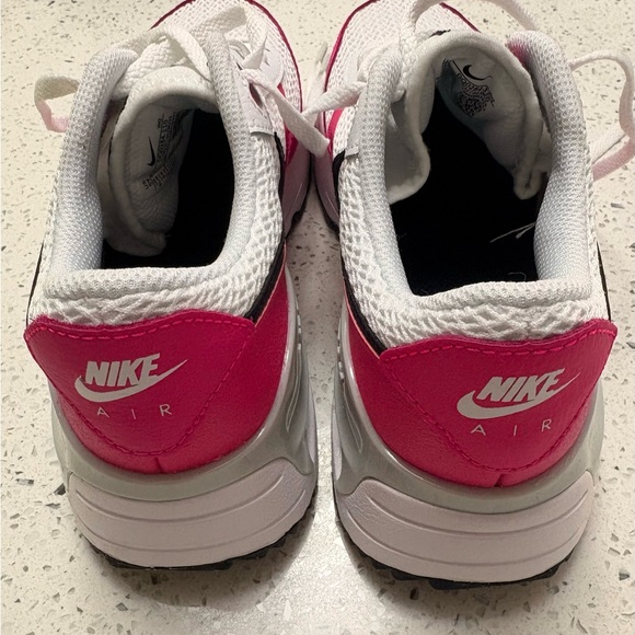 Nike Women's Fuchsia and White Sneakers - Picture 4 of 5